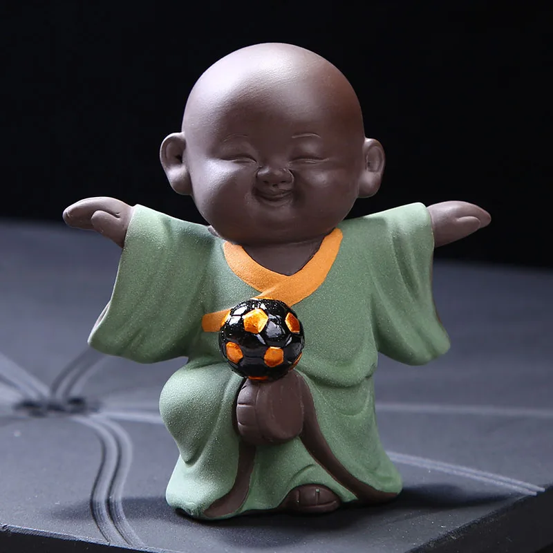Mini Lovely Buddha Monk Tea Pet Creative Purple Clay Little Monk Figurine Tea Tray Desktop Decoration Tea Ceremony Accessories
Mini Lovely Buddha Monk Tea Pet Creative Purple Clay Little Monk Figurine Tea Tray Desktop Decoration Tea Ceremony Accessories