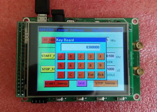 Signal Generator ADF4351 Module TFT Color Touchscreen STM32 Sweep Frequency Signal Source W-CDMA TD-SCDMA WiMAX GSM PCS DCS DECT
Signal Generator ADF4351 Module TFT Color Touchscreen STM32 Sweep Frequency Signal Source W-CDMA TD-SCDMA WiMAX GSM PCS DCS DECT