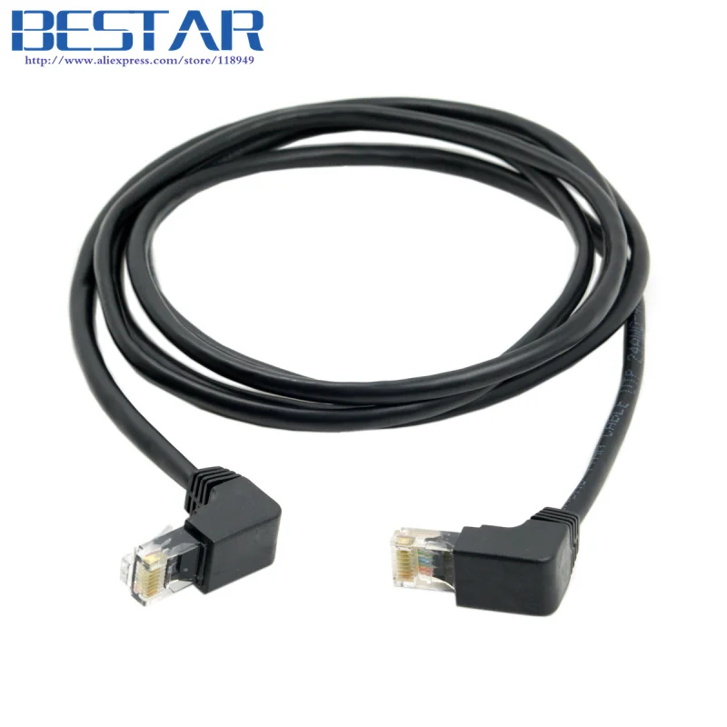 Down Angled 90 Degree 8P8C FTP STP UTP Cat 5e Male to Male Lan Ethernet Network Patch Cord Cable 2m 6ft
Down Angled 90 Degree 8P8C FTP STP UTP Cat 5e Male to Male Lan Ethernet Network Patch Cord Cable 2m 6ft