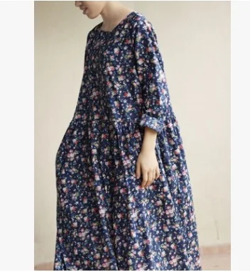 In the autumn of 2017 new products listed, original design brand quality loose big yards 100% cotton women's dress
In the autumn of 2017 new products listed, original design brand quality loose big yards 100% cotton women's dress