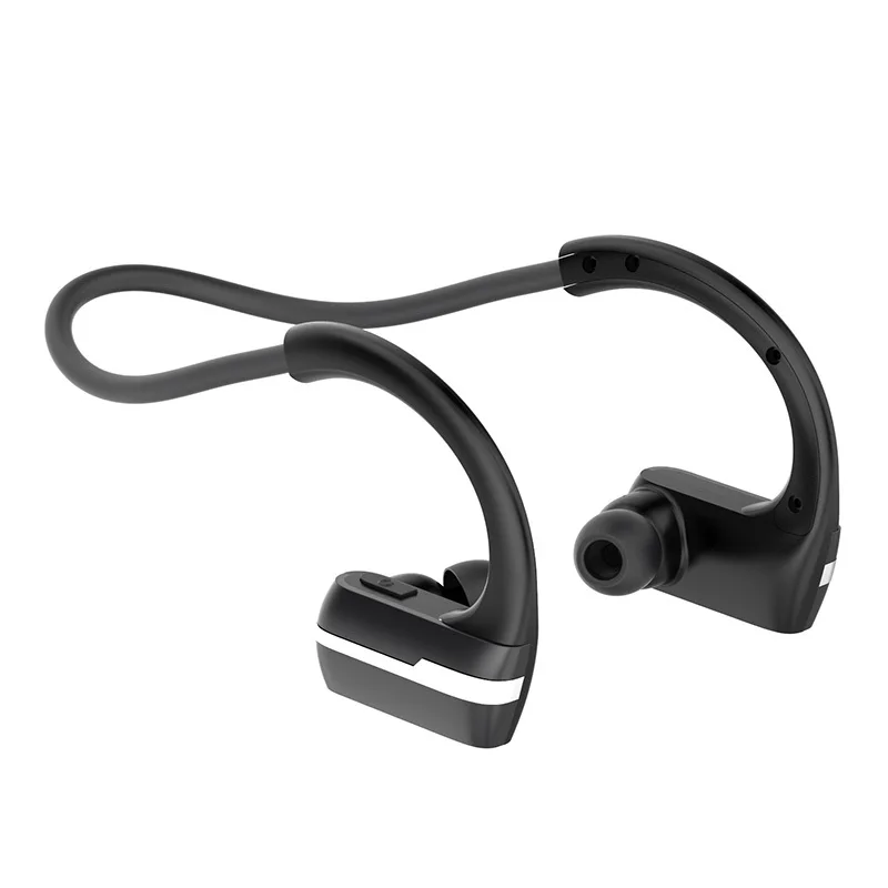 Гарнитура с лентой на шею беговые наушники Bluetooth 4 1 Беспроводные микрофоном бас