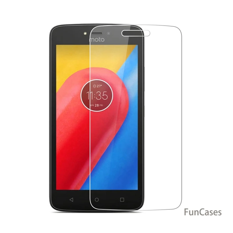 Экран протектор Закаленное Стекло для Motorola Moto C плюс Z Play Z2 играть E5 G6 спереди