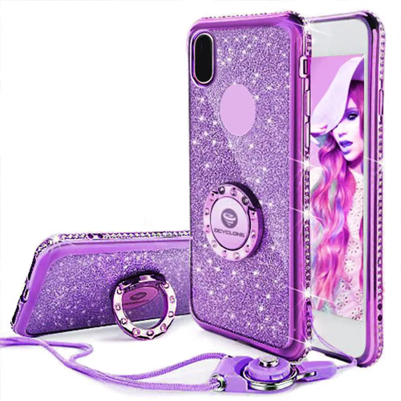 For IPhone 7 Case Ring Purple Bling Cover For Iphone X 6 6s 7 plus Diamond Case I8 Glitter Cover For Iphone 8 plus Case Ring Red
For IPhone 7 Case Ring Purple Bling Cover For Iphone X 6 6s 7 plus Diamond Case I8 Glitter Cover For Iphone 8 plus Case Ring Red