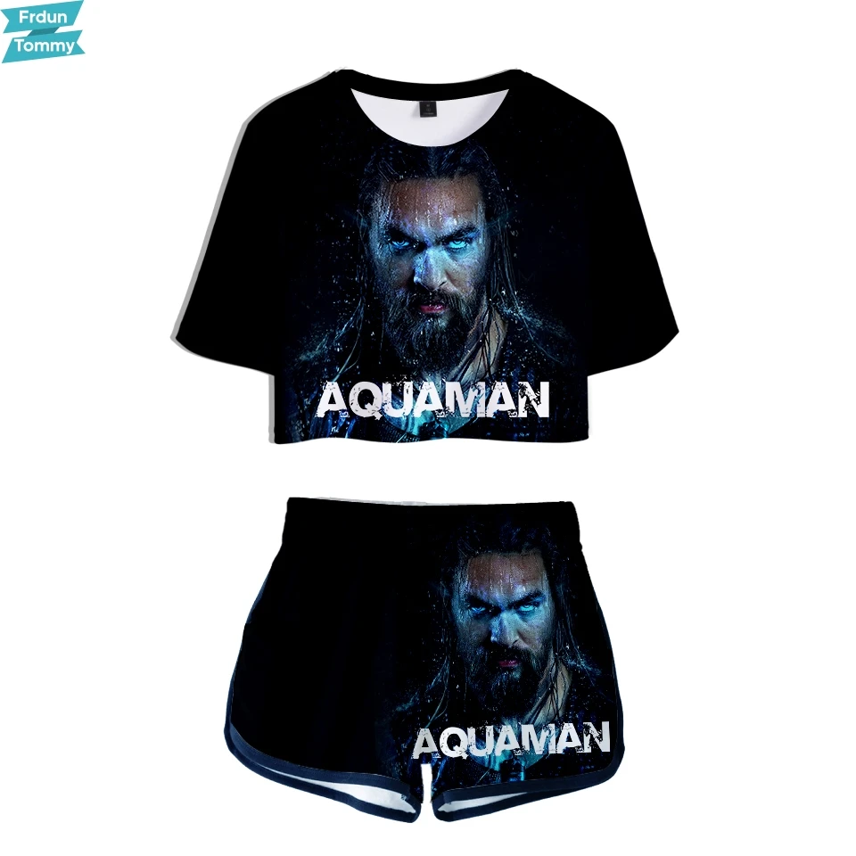 3D Aquaman fashion hot Sexy Two Piece Sets Soft T-shirt and Elastic Shorts Kpop so sala Sexy Style Fashion
3D Aquaman fashion hot Sexy Two Piece Sets Soft T-shirt and Elastic Shorts Kpop so sala Sexy Style Fashion