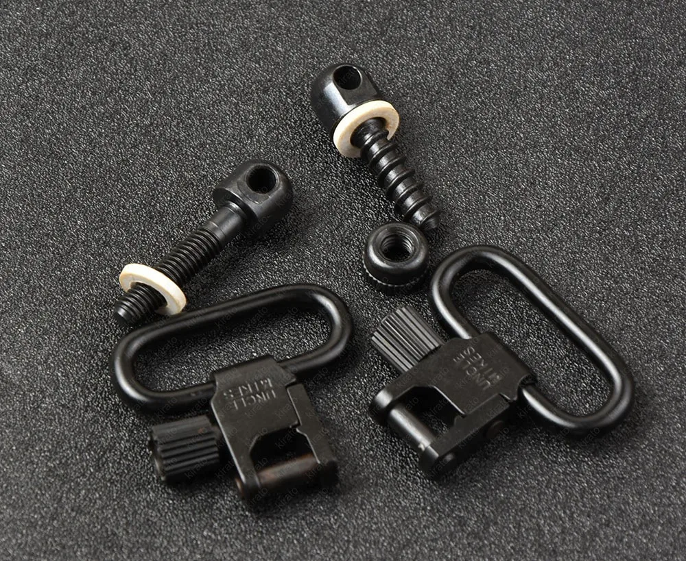 Стальной 1 дюймовый строп QD Вертлюги для ружья, двух моделей, винтовой адаптер 1001-2 M1507
Стальной 1 дюймовый строп QD Вертлюги для ружья, двух моделей, винтовой адаптер 1001-2 M1507