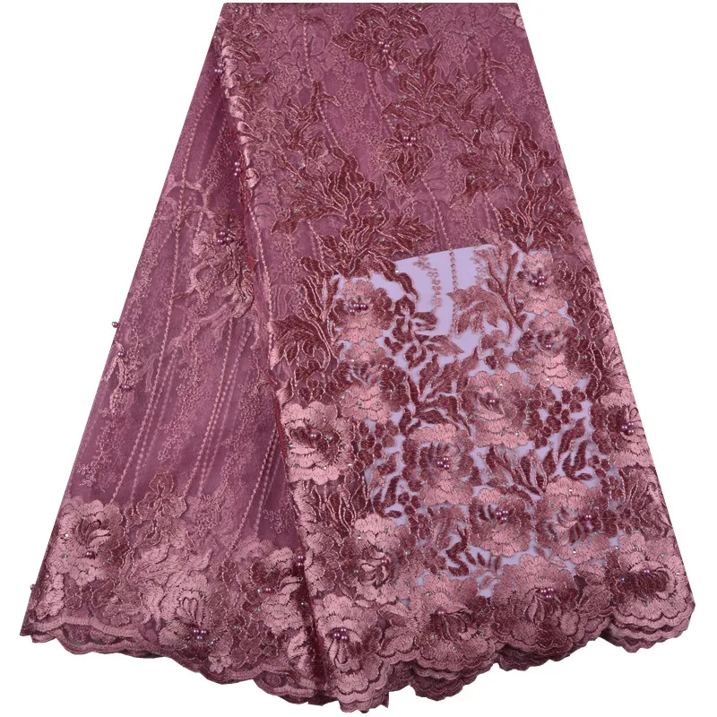 Fashion African Lace Fabric High Quality Onion Color Lace Nigerian Lce Fabric 2019 High Quality Lace With Beaded 5 Yards F1373
Fashion African Lace Fabric High Quality Onion Color Lace Nigerian Lce Fabric 2019 High Quality Lace With Beaded 5 Yards F1373