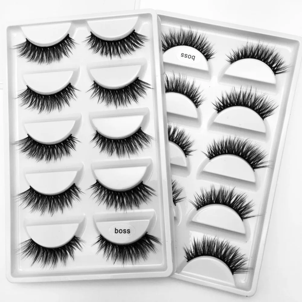 2019 NEW 5 pairs 3D Mink Eyelashes Natural False Eyelashes Lashes Soft Fake Eyelashes Extension Makeup Kit Cilios
2019 NEW 5 pairs 3D Mink Eyelashes Natural False Eyelashes Lashes Soft Fake Eyelashes Extension Makeup Kit Cilios