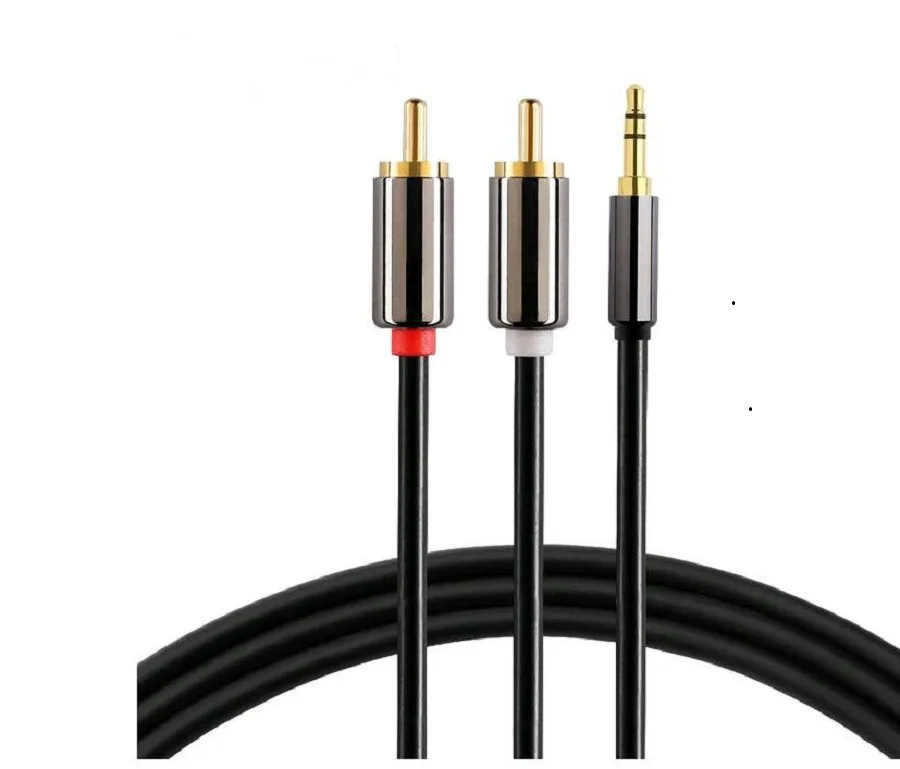 LBSC RCA Cable 2rca to 3.5 audio cable rca 3.5mm Jack male to male rca aux cable for amplifier Phone Edifer Home Theater DVD
LBSC RCA Cable 2rca to 3.5 audio cable rca 3.5mm Jack male to male rca aux cable for amplifier Phone Edifer Home Theater DVD
