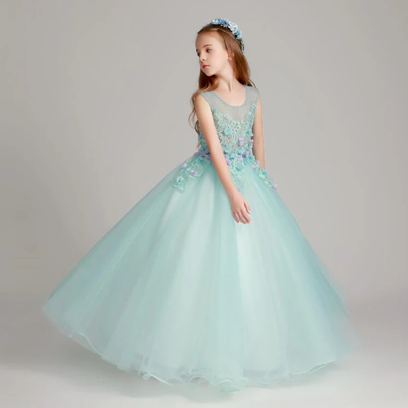 Lovely Lace Appliques Beaded Flower Girl Dresses Evening Gowns For Wedding First Communion Dresses
Lovely Lace Appliques Beaded Flower Girl Dresses Evening Gowns For Wedding First Communion Dresses