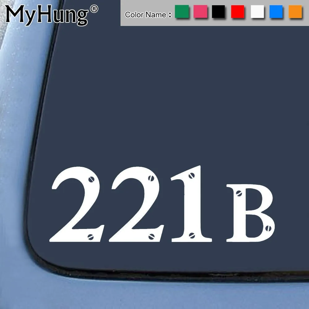 Высококачественные водонепроницаемые автомобильные наклейки 221B наклейка для