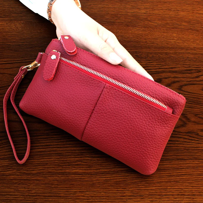 KANDRA 2019 New Women's Clutch Genuine Leather Wallet Travel Phone Wristlet Purse Zippered Small Bag Makeup Pouch Wholesale
KANDRA 2019 New Women's Clutch Genuine Leather Wallet Travel Phone Wristlet Purse Zippered Small Bag Makeup Pouch Wholesale