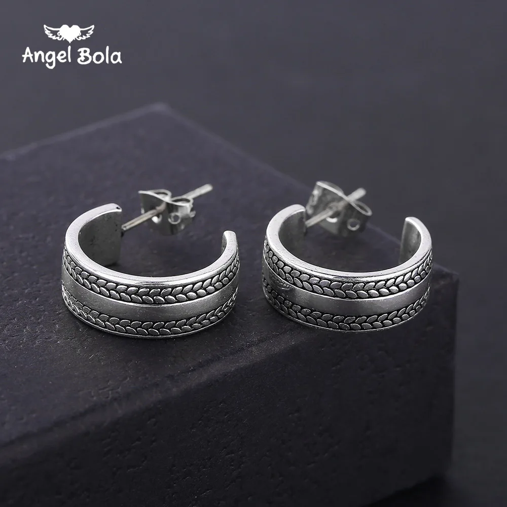 Женские винтажные серьги Brinco модное, старинное, серебряное цвета, геометрические овальные серьги-гвоздики, серьги в стиле панк с пшеничными ушками Будды
Женские винтажные серьги Brinco модное, старинное, серебряное цвета, геометрические овальные серьги-гвоздики, серьги в стиле панк с пшеничными ушками Будды