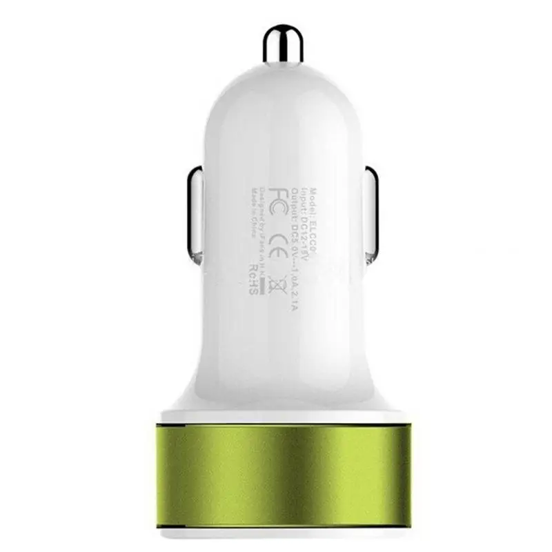 5V 3.1A Aluminum Dual USB Car Charger Adapter for iPad / iPhone / Cellphones / Tablets / Car DVR / GPS / MP3
5V 3.1A Aluminum Dual USB Car Charger Adapter for iPad / iPhone / Cellphones / Tablets / Car DVR / GPS / MP3