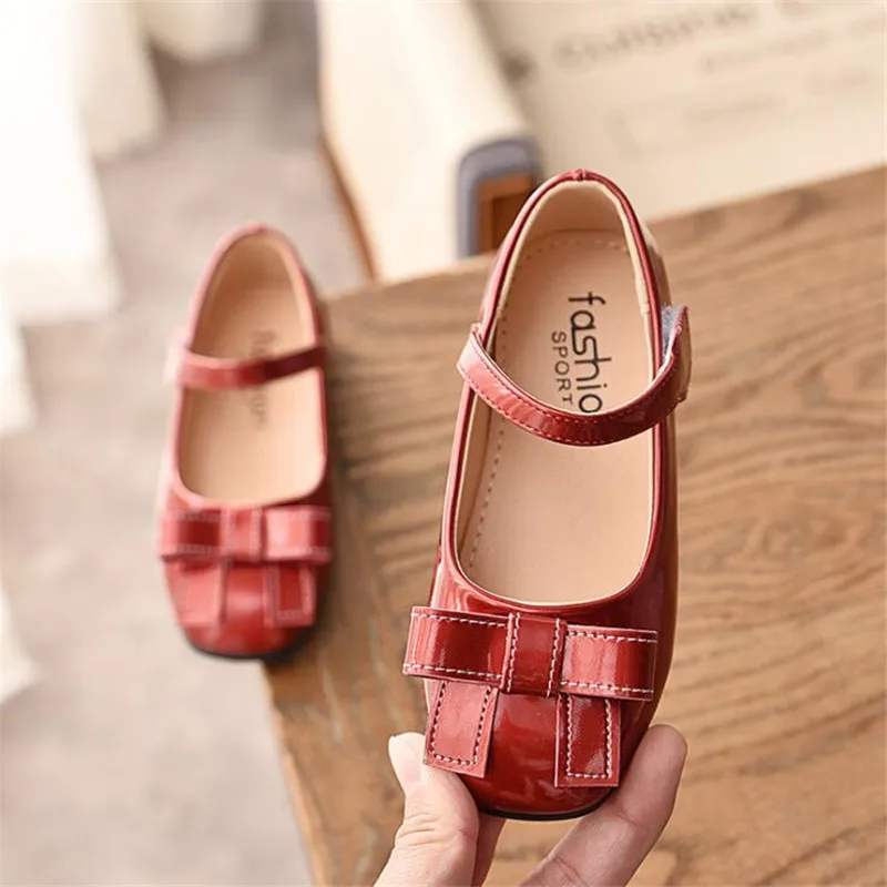 2019 Spring Children girls PU Leather shoes Girls princess bowknot Single Shoes Flat Casual Dance Shoes Size 26-36
2019 Spring Children girls PU Leather shoes Girls princess bowknot Single Shoes Flat Casual Dance Shoes Size 26-36