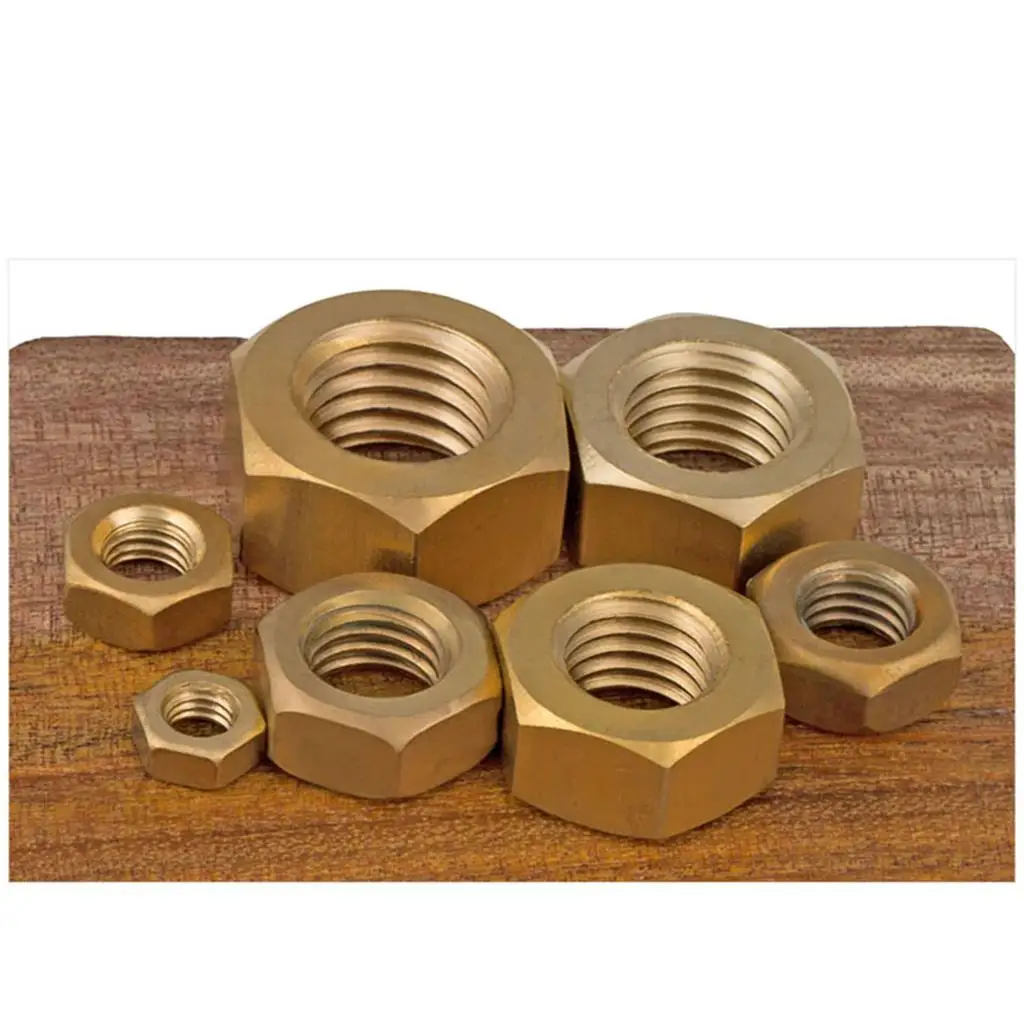 100Pcs DIN934 M1.6 M2 M2.5 M3 M4 M5 M6 M8 M10 H62 Hexagonal Brass Hex Nuts Hexagon Nut HW048
100Pcs DIN934 M1.6 M2 M2.5 M3 M4 M5 M6 M8 M10 H62 Hexagonal Brass Hex Nuts Hexagon Nut HW048