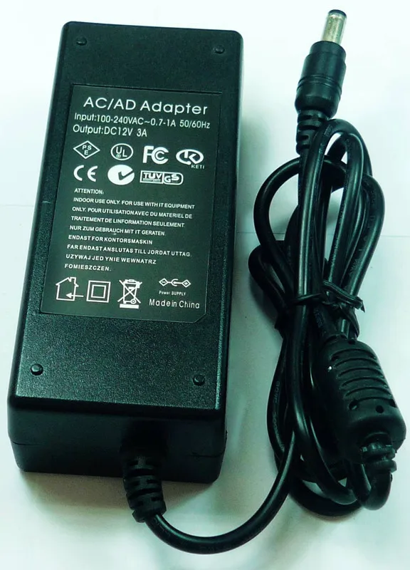 Светодиодный адаптер питания 12 В 3 А 36 Вт|adaptor usb|led flexible strip connectorled adaptor |