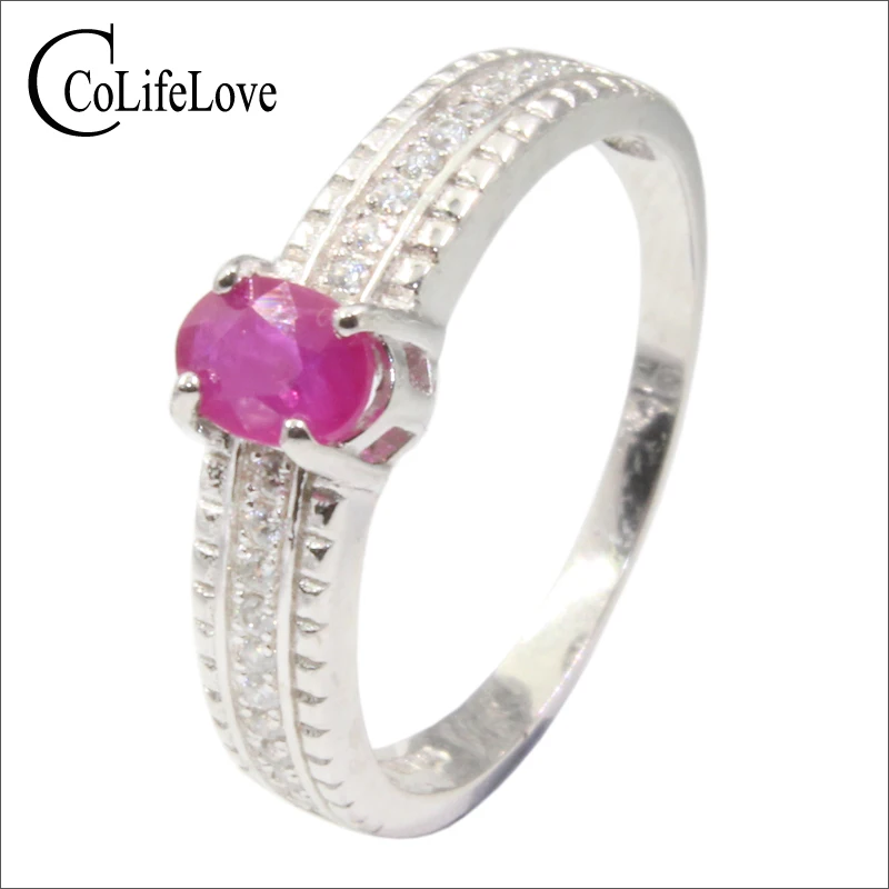 100% natural ruby silver ring for engagement 4 mm * 6 mm 0.4 ct Africa ruby ring solid 925 silver ruby jewelry birthday gift
100% natural ruby silver ring for engagement 4 mm * 6 mm 0.4 ct Africa ruby ring solid 925 silver ruby jewelry birthday gift