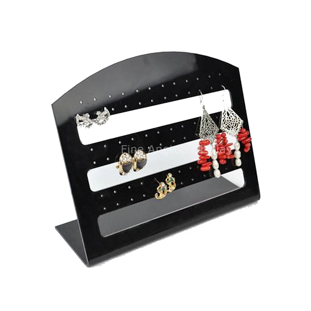 72 Holes Jewelry Organizer Stand Black Acrylic Earring Holder Trade Show Presentation Display Rack
72 Holes Jewelry Organizer Stand Black Acrylic Earring Holder Trade Show Presentation Display Rack