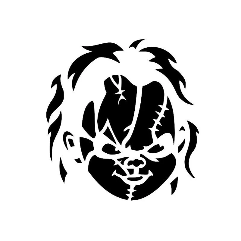 14.6cm*15.4cm Chucky Motorcycle Car Styling Car Sticker Vinyl Decal Black/Silver S3-5662
14.6cm*15.4cm Chucky Motorcycle Car Styling Car Sticker Vinyl Decal Black/Silver S3-5662
