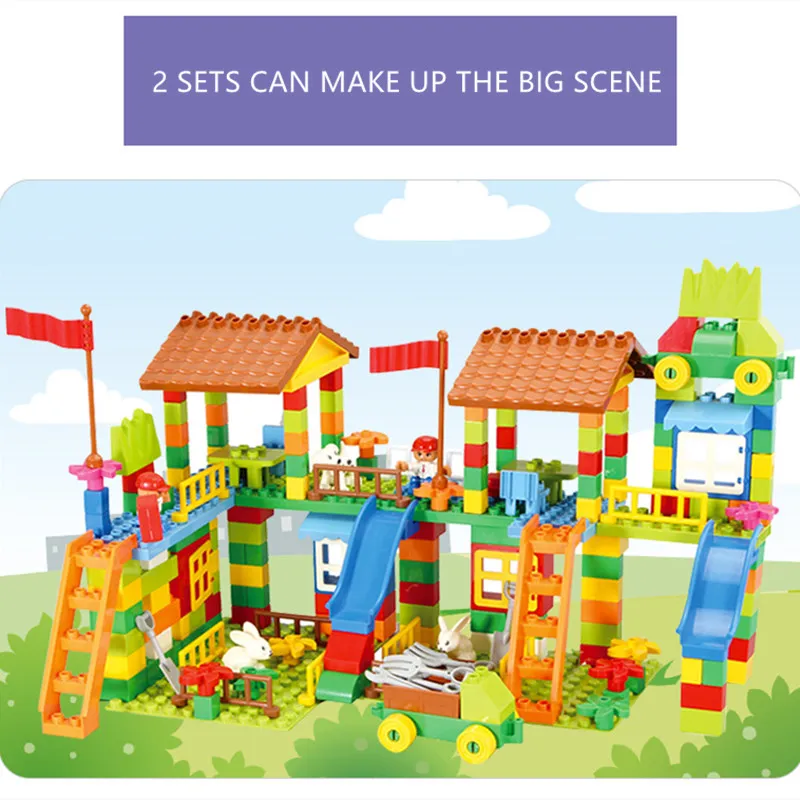 Big Size Variety of paradise blocks Building Block Amusement Park Building Toys Kids Educational Compatible building blocks
Big Size Variety of paradise blocks Building Block Amusement Park Building Toys Kids Educational Compatible building blocks