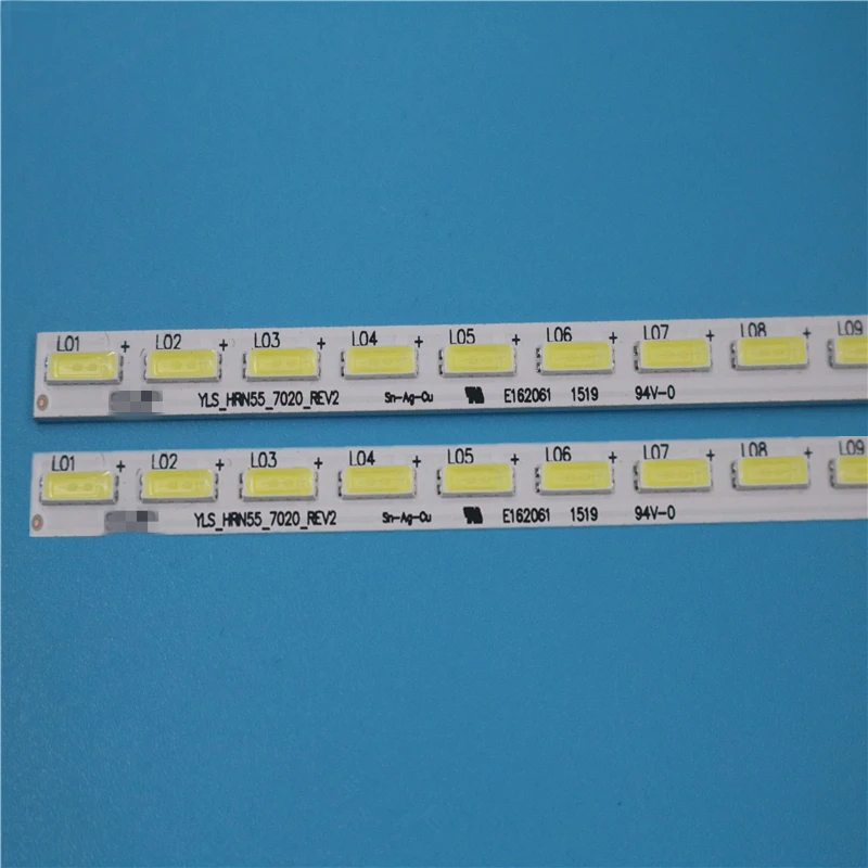 New Kit 2 PCS 64LED 596mm LED strip for Sony Sharp XBR-55X850C KD-55X8500C 75.P3C08G001 15A09N SYV5541 YLS_HAN55_7020_REV2 HRN55
New Kit 2 PCS 64LED 596mm LED strip for Sony Sharp XBR-55X850C KD-55X8500C 75.P3C08G001 15A09N SYV5541 YLS_HAN55_7020_REV2 HRN55