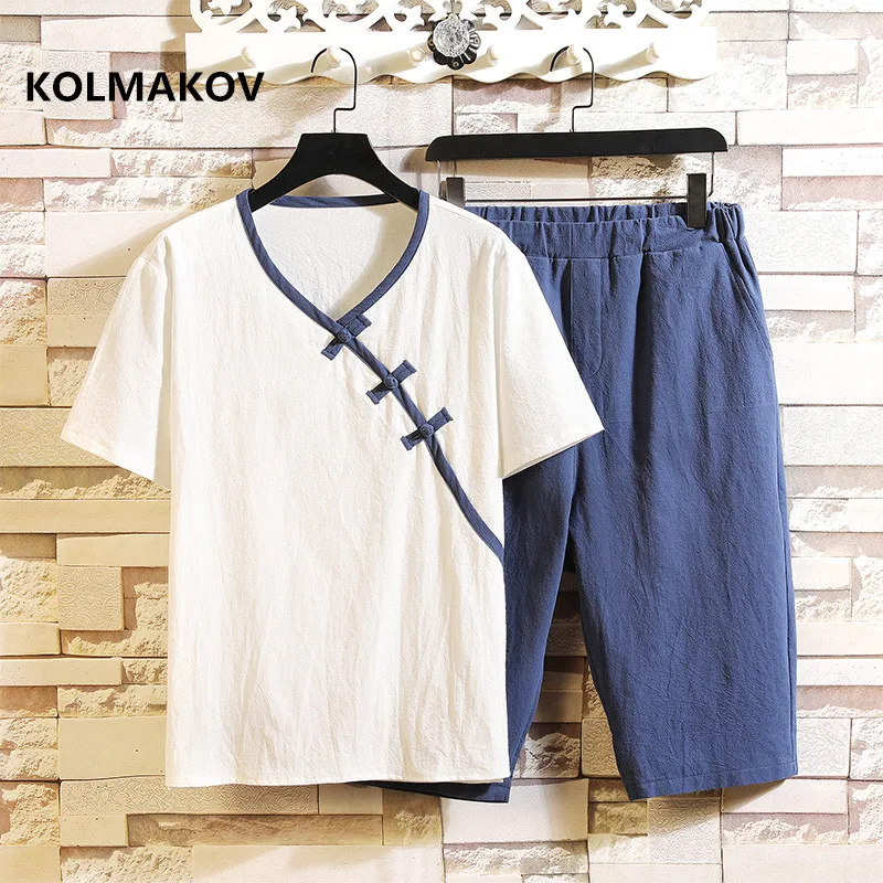 Two pieces (Shirt + shorts) 2020 summer Fashion classics men shirt Cotton and linen shirts Short sleeve men's casual shirts men
Two pieces (Shirt + shorts) 2020 summer Fashion classics men shirt Cotton and linen shirts Short sleeve men's casual shirts men