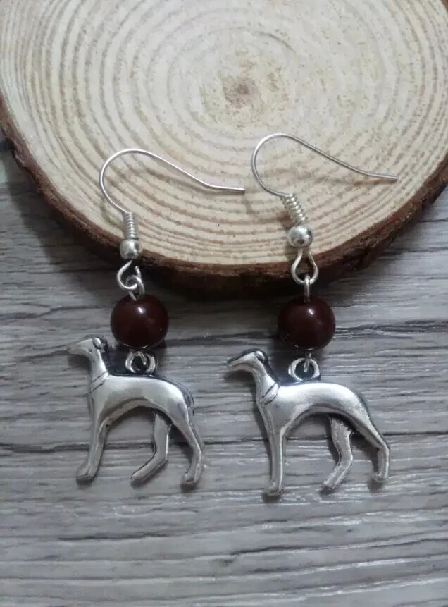 Greyhound Dog &candy-color beads New Fashion Alloy DIY Jewelry Dangle Earrings For Woman&Girl Gift Z289
Greyhound Dog &candy-color beads New Fashion Alloy DIY Jewelry Dangle Earrings For Woman&Girl Gift Z289