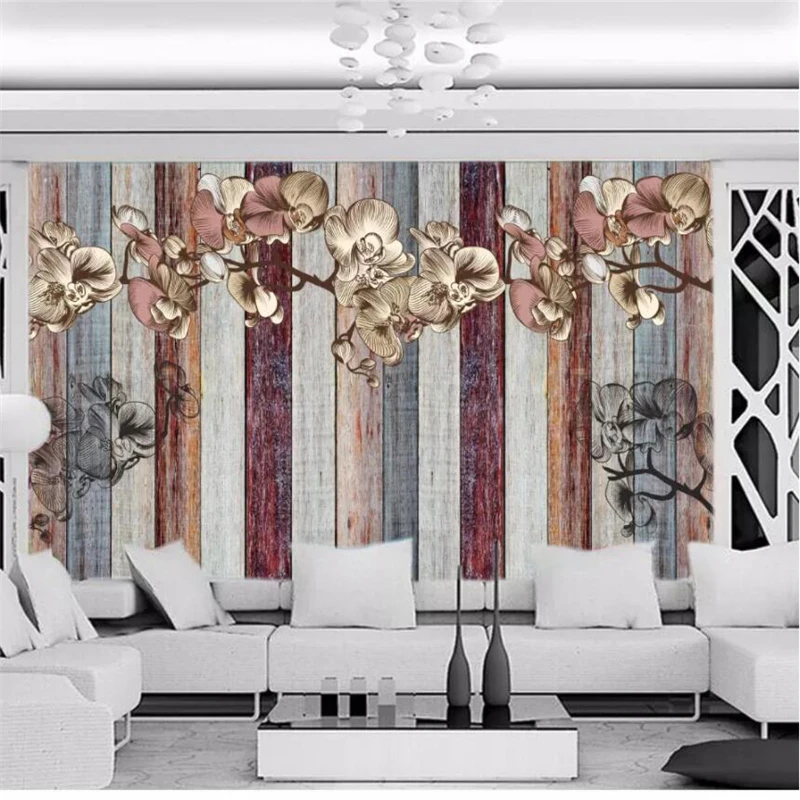 beibehang Wallpaper mural custom living room bedroom retro nostalgic board color European style hand-painted floral mural
beibehang Wallpaper mural custom living room bedroom retro nostalgic board color European style hand-painted floral mural