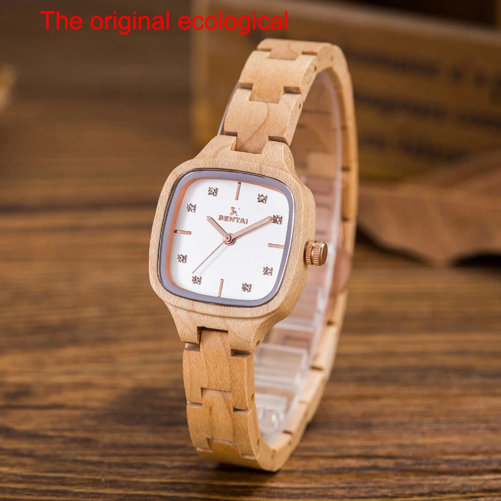 Top wooden watch female wooden quartz watch square plate analog watch Japan MIYOTA quartz sports 2035 watch
Top wooden watch female wooden quartz watch square plate analog watch Japan MIYOTA quartz sports 2035 watch