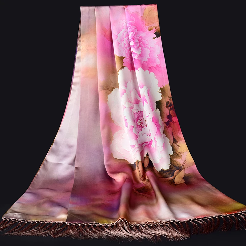 Ladies Real Silk Scarf Women 100% Pure Silk Shawls and Wraps for Women Flower Tassel Natural Scarf Silk Hijabs Head Scarves
Ladies Real Silk Scarf Women 100% Pure Silk Shawls and Wraps for Women Flower Tassel Natural Scarf Silk Hijabs Head Scarves