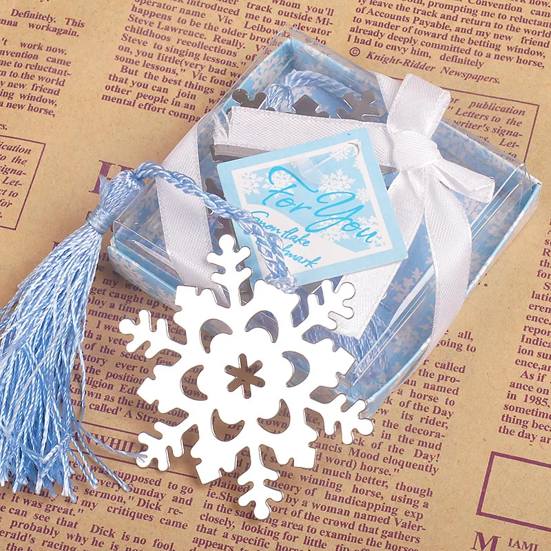 (25 pieces/lot) Christmas New Year Gift Snowflake Bookmark In Gift Box For Wedding Engagement Christening Graduation Gifts BK023
(25 pieces/lot) Christmas New Year Gift Snowflake Bookmark In Gift Box For Wedding Engagement Christening Graduation Gifts BK023