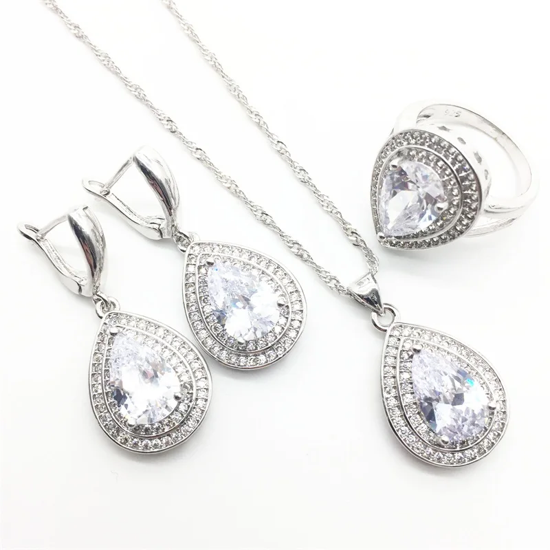 Ювелирный Набор из стерлингового серебра 925 пробы с прозрачным цирконием и белыми кристаллами Размер кольца 6 #7 #8 #9 #10 # Бесплатная доставка
Ювелирный Набор из стерлингового серебра 925 пробы с прозрачным цирконием и белыми кристаллами Размер кольца 6 #7 #8 #9 #10 # Бесплатная доставка