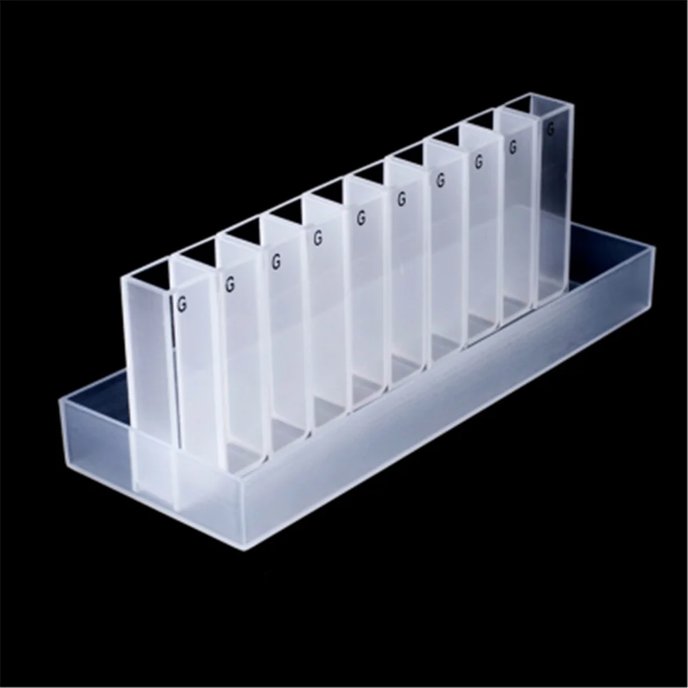 10Pcs 10mm Path Length acid and alkali resistant Glass Cuvette Cell For visible spectroscopy Spectrophotometers
10Pcs 10mm Path Length acid and alkali resistant Glass Cuvette Cell For visible spectroscopy Spectrophotometers
