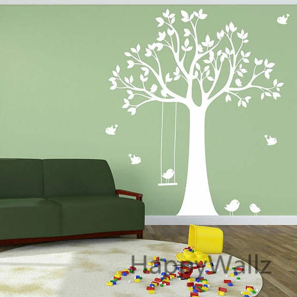 Baby Nursery Tree Wall Sticker Swing Birds Tree Wall Decals for Kids's Room DIY Tree Wallpaper Children Wall Decors Hot Sale T28
Baby Nursery Tree Wall Sticker Swing Birds Tree Wall Decals for Kids's Room DIY Tree Wallpaper Children Wall Decors Hot Sale T28
