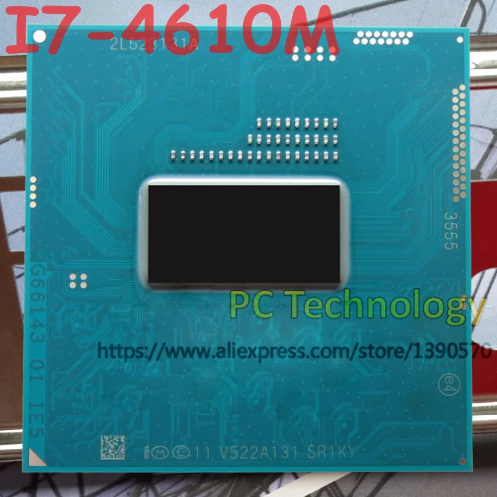 Оригинальный процессор Intel Core I7-4610M SR1KY CPU I7 4610M, 3,00 ГГц-3,70 ГГц, L3 = 4M, двухъядерный, Бесплатная доставка в течение 1 дня
Оригинальный процессор Intel Core I7-4610M SR1KY CPU I7 4610M, 3,00 ГГц-3,70 ГГц, L3 = 4M, двухъядерный, Бесплатная доставка в течение 1 дня