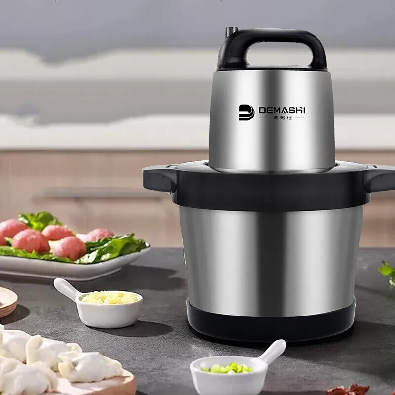 Household Commercial Mincer Stainless Steel Blender Garlic Mincer 6 Liters JR-06 Kitchen Appliances Electric Meat Grinder
Household Commercial Mincer Stainless Steel Blender Garlic Mincer 6 Liters JR-06 Kitchen Appliances Electric Meat Grinder