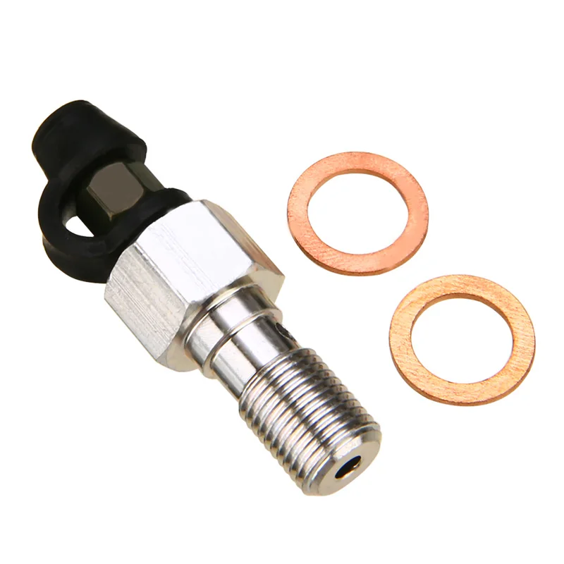 1PC Motorcycle Steel Brake Caliper Bleed Screw High Quality Nipple w/Banjo Bolt M10x1mm
1PC Motorcycle Steel Brake Caliper Bleed Screw High Quality Nipple w/Banjo Bolt M10x1mm
