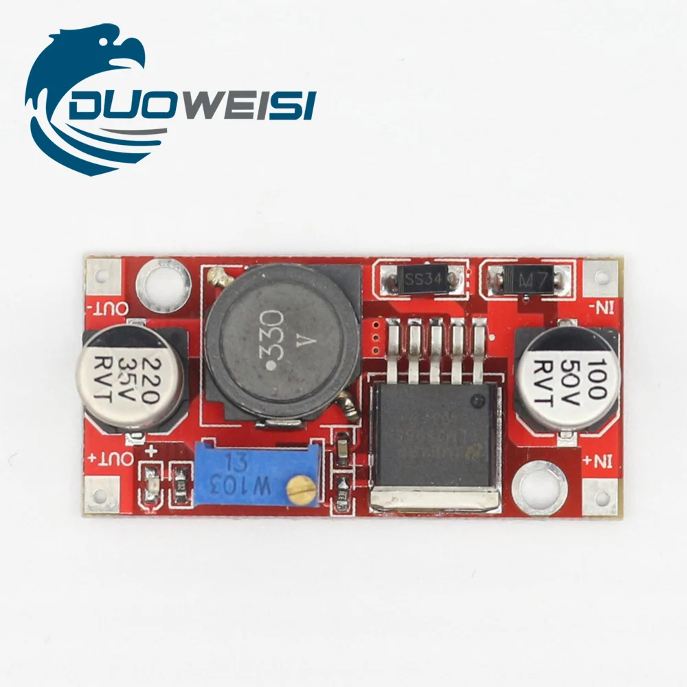 DC-DC Step-Down Power Module 3A Adjustable Reverse Polarity Protection Inductor 5V Regulator
DC-DC Step-Down Power Module 3A Adjustable Reverse Polarity Protection Inductor 5V Regulator