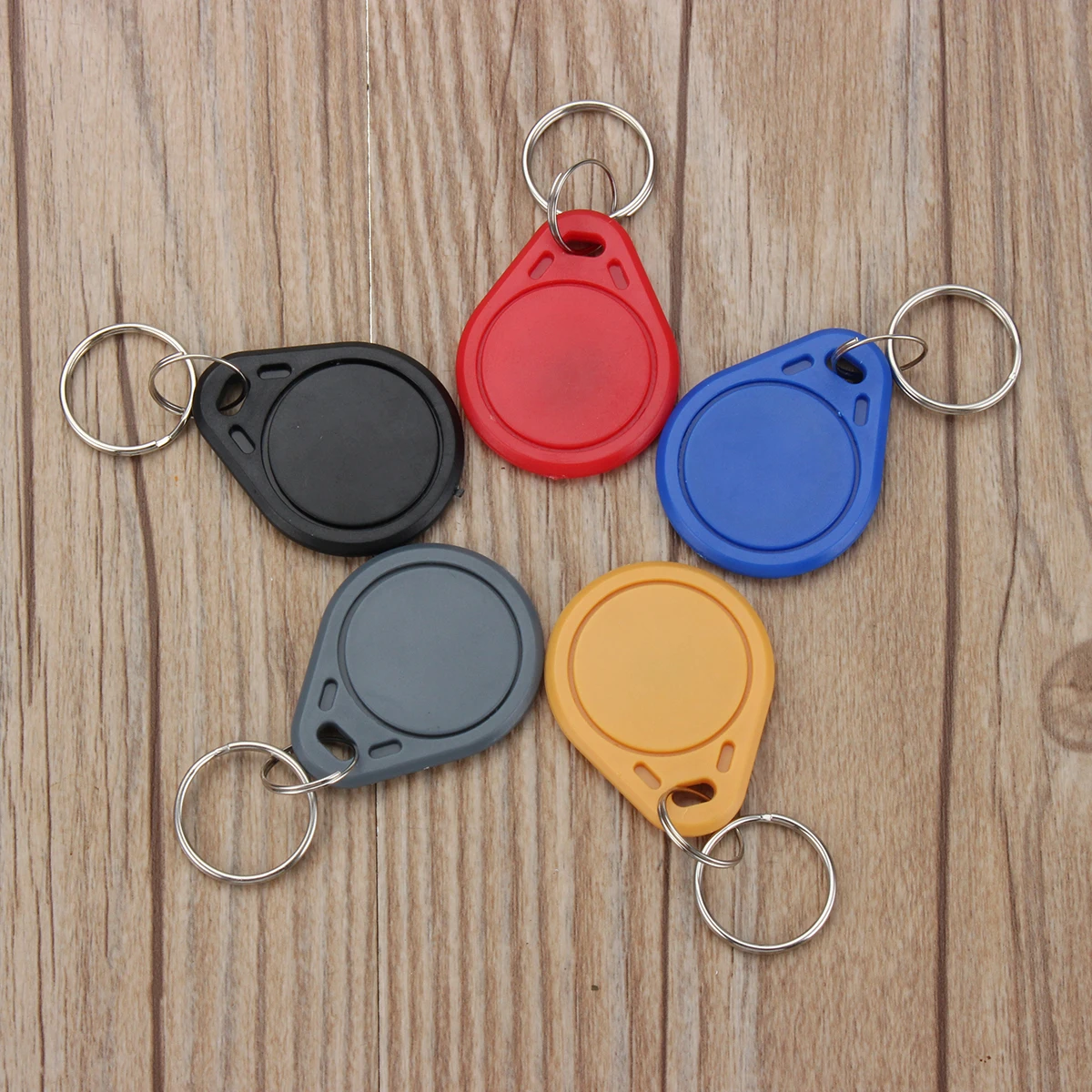 100pcs 13.56MHZ Classic1K ABS ISO IC Key Fobs Access Control Keychain RFID Smart Card Tag
100pcs 13.56MHZ Classic1K ABS ISO IC Key Fobs Access Control Keychain RFID Smart Card Tag