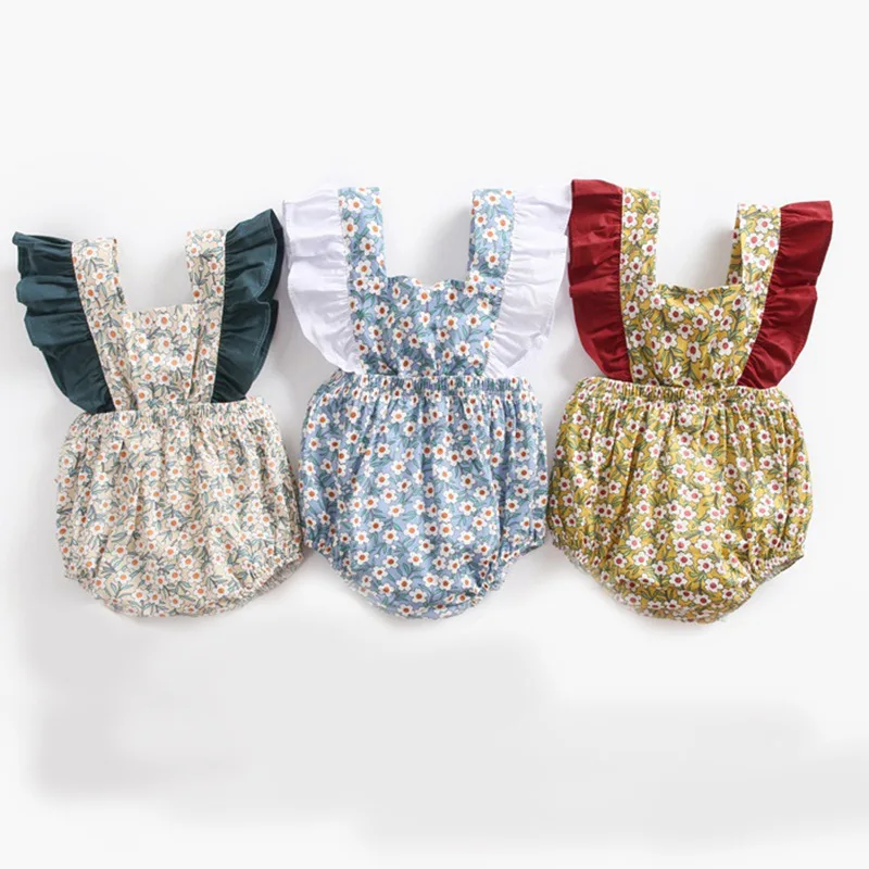 Baby Infant Girls Ruffles Print Flowers Summer Fashion Rompers Clothing Newborns Floral Candy Color Romper
Baby Infant Girls Ruffles Print Flowers Summer Fashion Rompers Clothing Newborns Floral Candy Color Romper