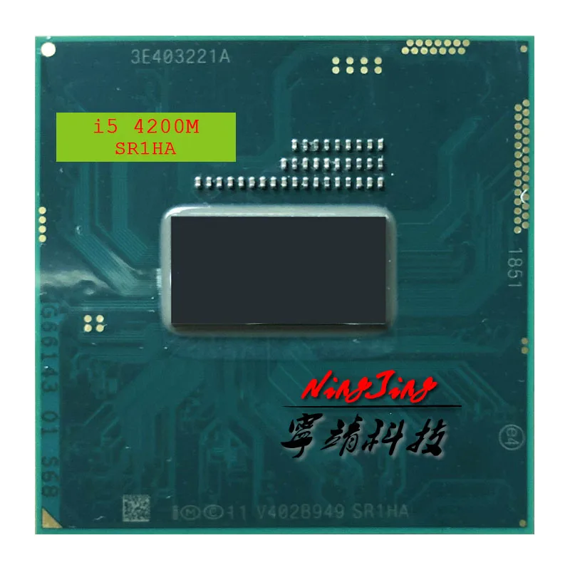 Процессор Intel Core i5 4200M SR1HA 2 5 ГГц двухъядерный четырехпоточный процессор 3M 37W Socket G3 /