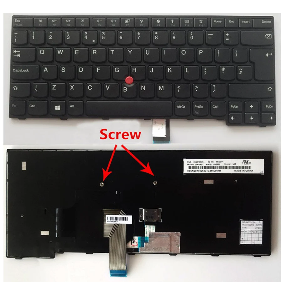 Абсолютно новая Оригинальная клавиатура для ноутбука Lenovo Thinkpad E470 E470C E475, стандарт ЕС, Оригинальная клавиатура E470 E475, большой ключ ввода
Абсолютно новая Оригинальная клавиатура для ноутбука Lenovo Thinkpad E470 E470C E475, стандарт ЕС, Оригинальная клавиатура E470 E475, большой ключ ввода