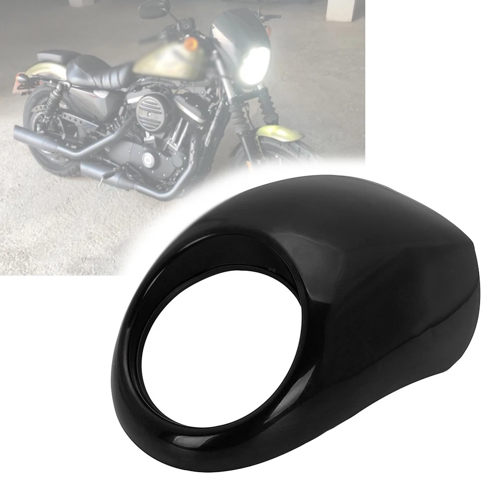 Motorcycle Head light Mask Headlight Fairing Front Cowl Fork Mount For Harley Sportster Dyna FX XL 883 1200 Motor Accessories
Motorcycle Head light Mask Headlight Fairing Front Cowl Fork Mount For Harley Sportster Dyna FX XL 883 1200 Motor Accessories