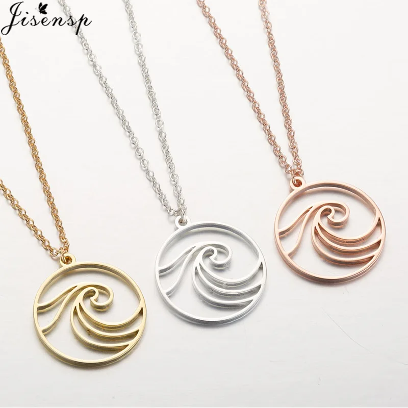 Jisensp Surf Sea Pendant Necklace for Women Ocean Wave Necklace Mermaid Jewelry Link Chain Circle Necklaces Men Beach Gift
Jisensp Surf Sea Pendant Necklace for Women Ocean Wave Necklace Mermaid Jewelry Link Chain Circle Necklaces Men Beach Gift
