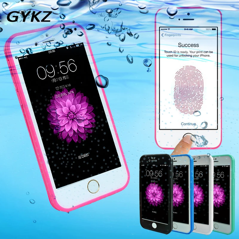 GYKZ пылезащитный противоударный подводный водонепроницаемый чехол для iphone X 7 6 6S