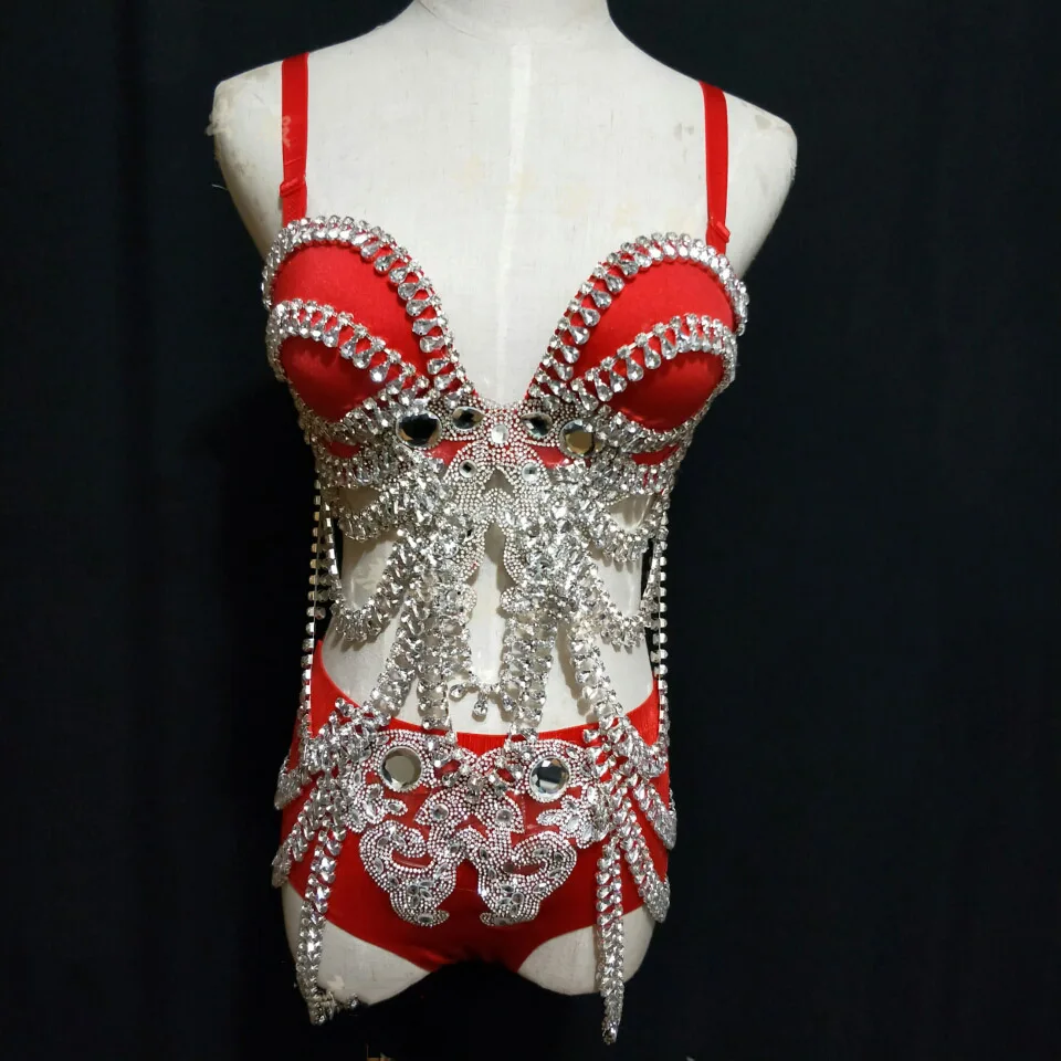 Jazz Dance Costumes For Lady Female DiamondsSexy Clothes Party Bar Dancers Pub Sexy Females Bikini Costumes BL1098
Jazz Dance Costumes For Lady Female DiamondsSexy Clothes Party Bar Dancers Pub Sexy Females Bikini Costumes BL1098