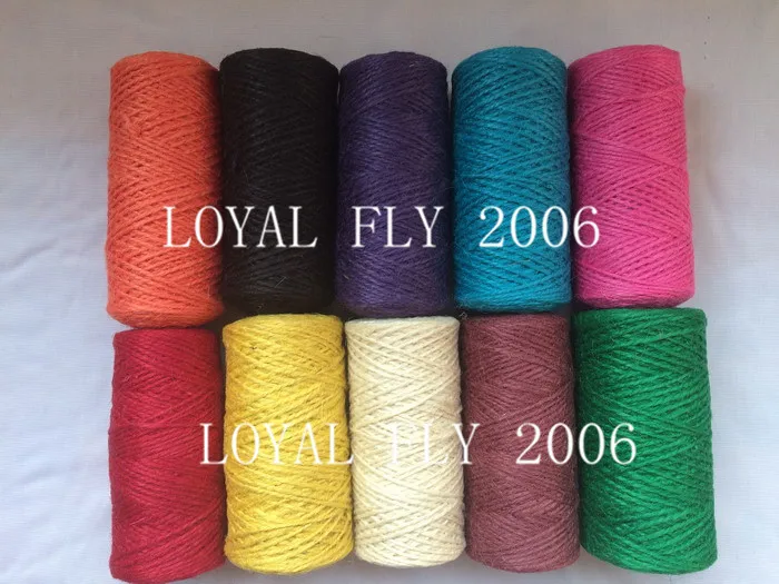 10pcs/lot 10 color colored jute twine(1.5mm) 100m/spool,colorful jute rope, jute string
10pcs/lot 10 color colored jute twine(1.5mm) 100m/spool,colorful jute rope, jute string