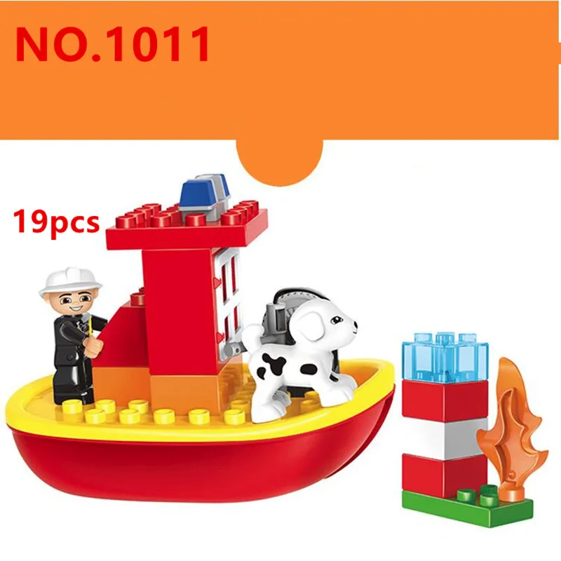 DIY Big Size City Fire Department Firemen Building Blocks Bricks Creative Toys Compatible With duploINGlys Toys for Children
DIY Big Size City Fire Department Firemen Building Blocks Bricks Creative Toys Compatible With duploINGlys Toys for Children