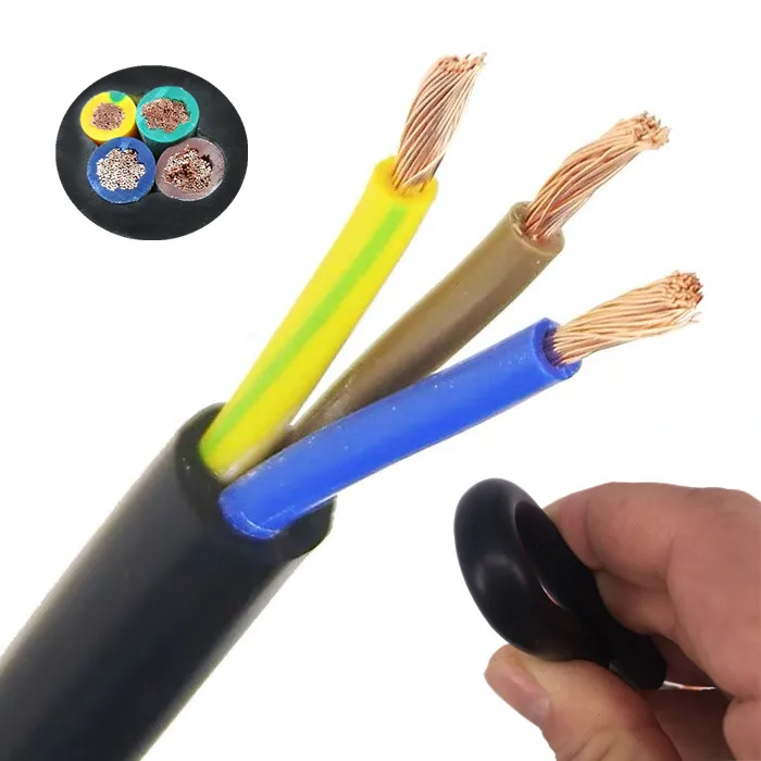 5 метровый 3 жильный провод 18AWG 17AWG 15AWG 13AWG 11AWG 9AWG медный кабель проводник