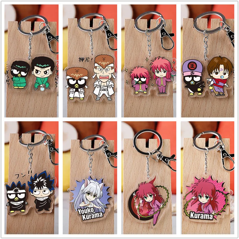 10 шт./лот аниме YuYu Hakusho акриловый брелок игрушка фигурка Urameshi Yuusuke Kurama сумка кулон двусторонний брелок подарки 
10 шт./лот аниме YuYu Hakusho акриловый брелок игрушка фигурка Urameshi Yuusuke Kurama сумка кулон двусторонний брелок подарки